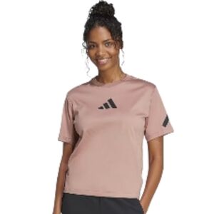 adidas performance adidas z.n.e. tee in warm clay womens size L